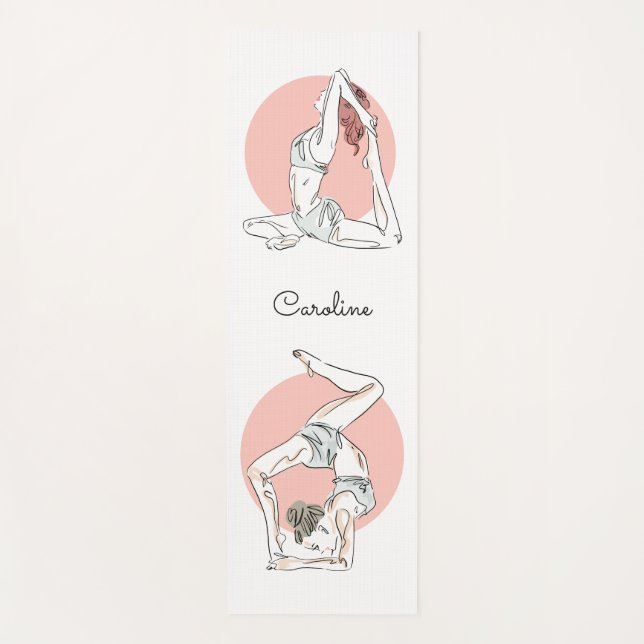 Yoga individuelle Name Yoga Yogamatte (Vorderseite)
