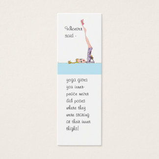 Yoga Inner Peace Lesezeichen