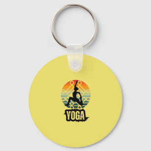 Yoga, innerer Frieden Schlüsselanhänger
