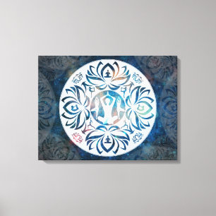 Yoga Inspiration auf Leinwand