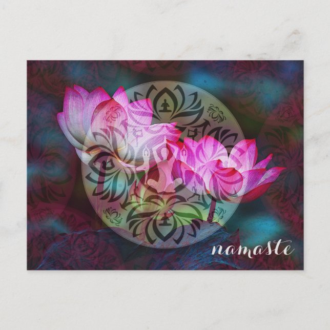 Yoga Inspiration Postkarte (Vorderseite)