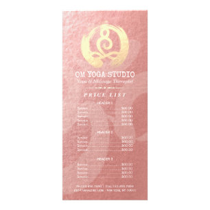 YOGA Instructeur Liste de prix Méditation Pose Zen