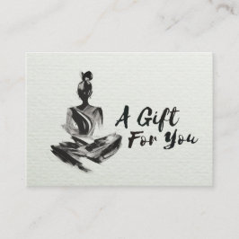 Yoga Instructo Lotus Meditation - Geschenkgutschei Rabattkarte