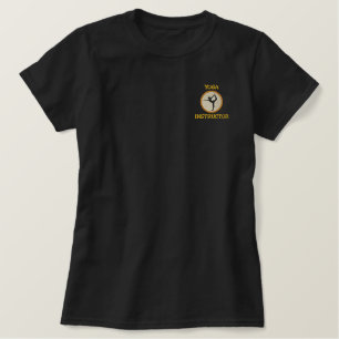 Yoga Instructor besticktes Shirt