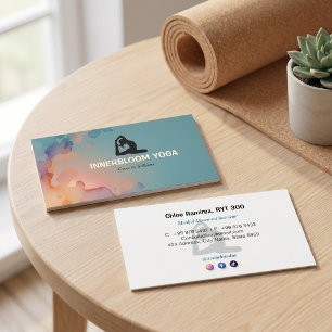 Yoga-Instructor-Business   Lava Energy Visitenkarte