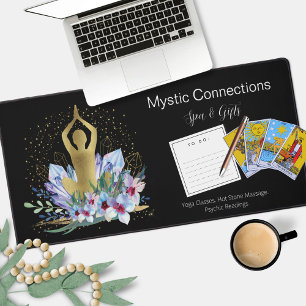 Yoga Instructor Energy Healer Crystals Reiki Welln Schreibtischunterlage