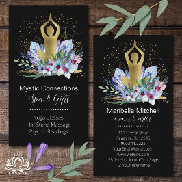 Yoga Instructor Energy Healer Crystals Reiki Welln Visitenkarte