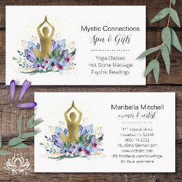 Yoga Instructor Energy Healer Crystals Reiki Welln Visitenkarte