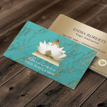 Yoga Instructor Gold Lotus Türkis Loyalität
