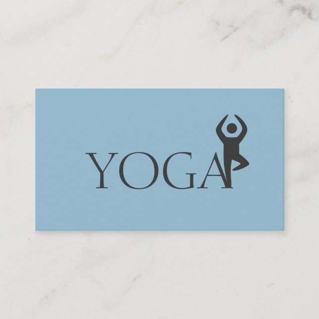 Yoga Instructor, Klassen Visitenkarte (Vorderseite)