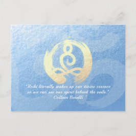 Yoga Instructor Life Coach Meditation Pose Zen OM Postkarte