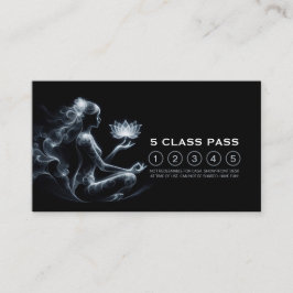 Yoga Instructor Lotus Mediation Pose 5 Class Pass Treuekarte