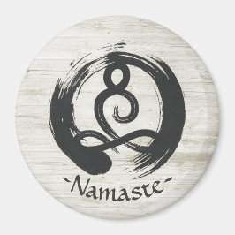 Yoga Instructor Meditation Pose Healer ZEN Symbol Magnet