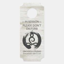 Yoga Instructor Meditation Pose Healer ZEN Symbol Türanhänger