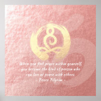 Yoga Instructor Meditation Pose Quotes Zen OM-Zeic