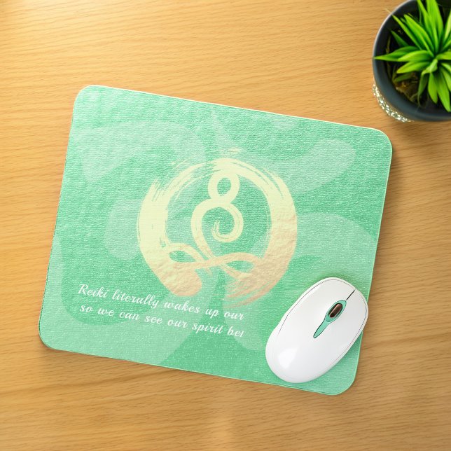 Yoga Instructor Meditation Pose Zen Om Sign Quotes Mousepad (Von Creator hochgeladen)