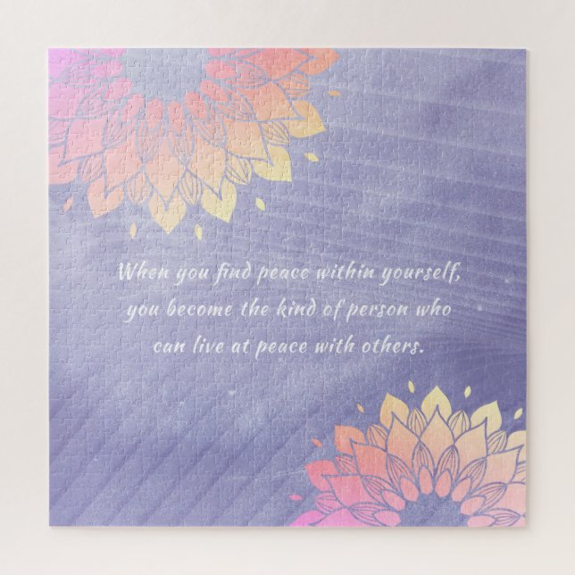 Yoga Instructor Rose Gold Mandala Quotes (Vertikal)