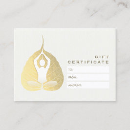 YOGA Instructor Studio Geschenkgutschrift Bodhi Le Rabattkarte