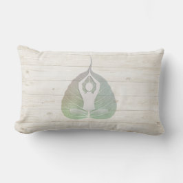 Yoga Instructor Studio Meditation Pose Bodhi Leaf Lendenkissen