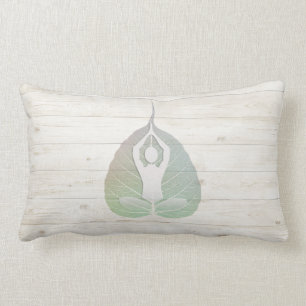 Yoga Instructor Studio Meditation Pose Bodhi Leaf Lendenkissen