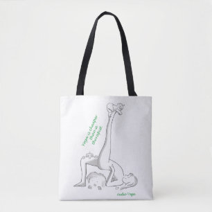 Yoga ist billiger als ein Therapeut - Totbeutel Tasche