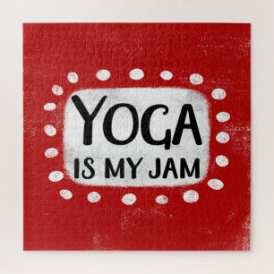 Yoga ist mein Jam Jigsaw Puzzle