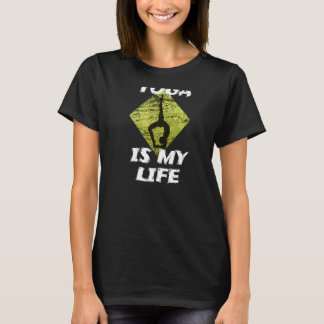 Yoga ist mein Lebensnamenssport T-Shirt