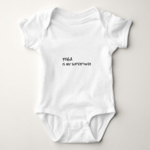 Yoga ist meine Supermacht Baby Strampler