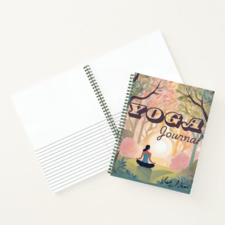 Yoga Journal Spiral Notebook Notizbuch