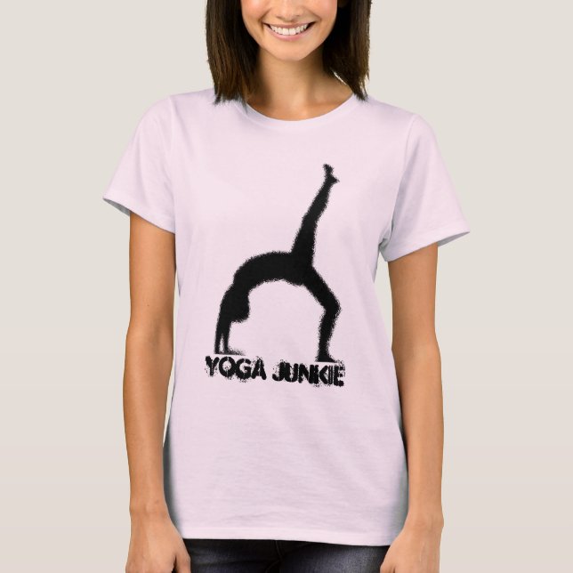 Yoga Junkie Tee Shirt (Vorderseite)