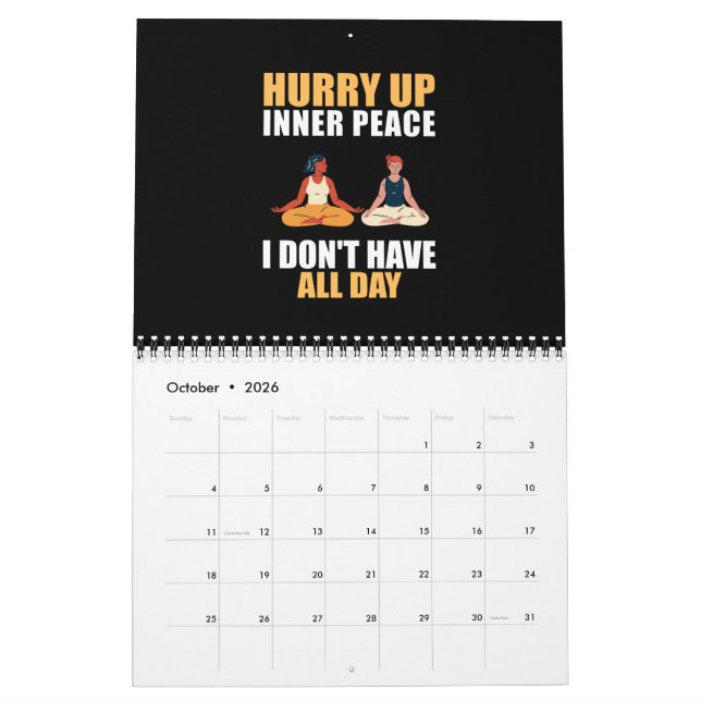 Yoga Kalender (Okt 2026)