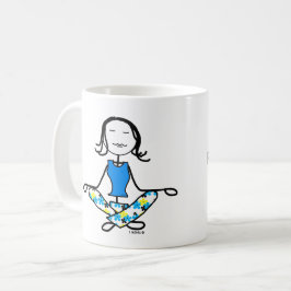 Yoga-Karma-Meditations-Tasse personifizieren Kaffeetasse