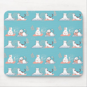 Yoga-Katzen Lotus Mousepad