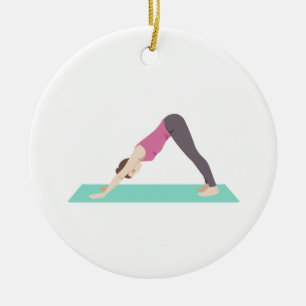 Yoga Keramik Ornament