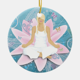 Yoga Keramikornament