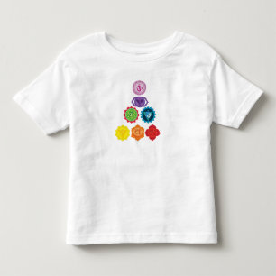 Yoga Kids, Seven Chakra Baby T - Shirt