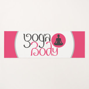 Yoga Körper Mit Yoga Pose Grafik Yogamatte