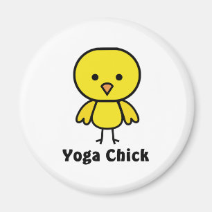Yoga-Küken Magnet