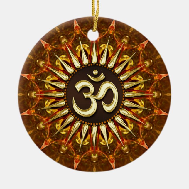 Yoga-Kundenprämie für Heilende Erde Keramikornament (Vorne)