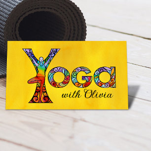 Yoga Kunst, Dichtung und Musik Visitenkarte