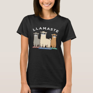 Yoga Lama Cool trainiert Cria Herde T-Shirt