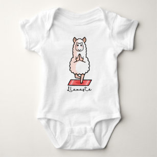 Yoga-Lama - Llamaste Baby Strampler