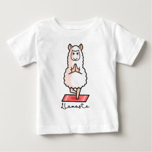 Yoga-Lama - Llamaste Baby T-shirt