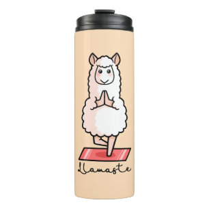 Yoga-Lama - Llamaste Thermosbecher
