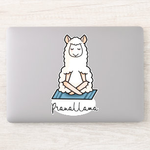 Yoga-Lama - Pranallama Aufkleber