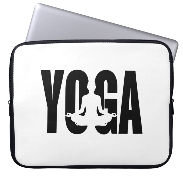 Yoga. Laptopschutzhülle (Vorderseite)