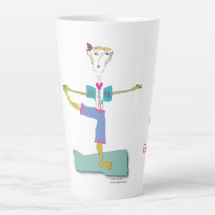 Yoga Latte Tasse "Nancy Loo"