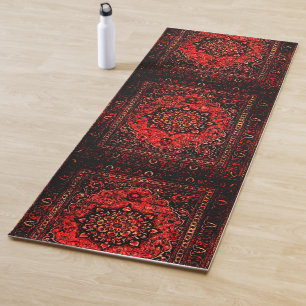 Yoga Le regard de tapis de Perse dans le rose a teinté