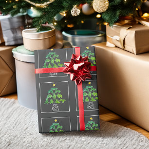 Yoga Lebkuchen Weihnachten Geschenkpapier