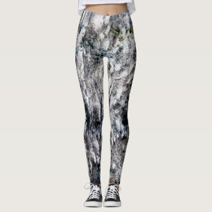 Yoga-Leggings mit friedlichem Motiv der Natur Leggings